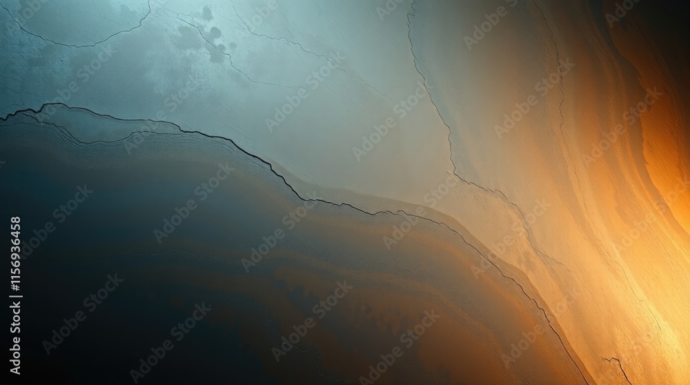 Aufkleber a captivating display of fluid textures showcases bronze and muted tones interacting, creating abstr