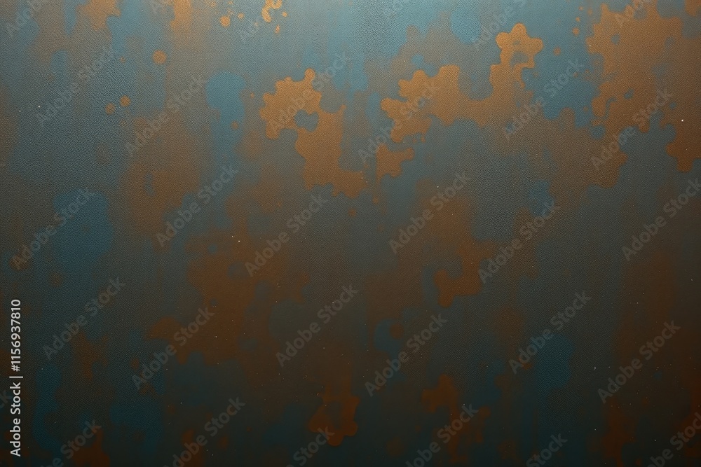 Poster rustic bronze backdrop displays a textured surface with varying shades of brown and blue, ideal for 