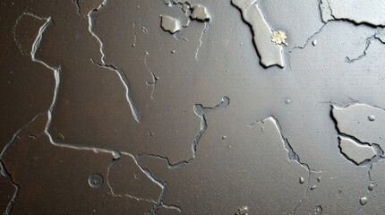 Cracks traverse the bronze surface, revealing a rich texture that signifies both age and character, creating a visually intriguing backdrop