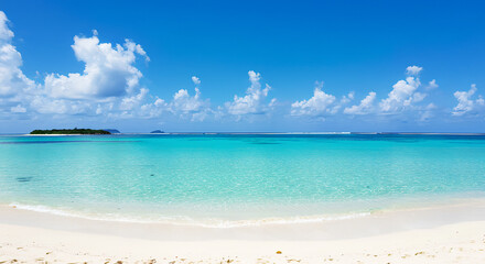 Fototapeta premium Emerald Green Tropical Sea