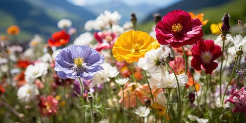 flowers in the field