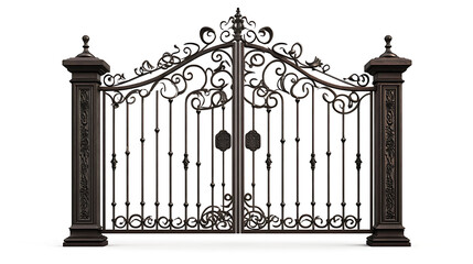 Steel gate, wallpaper, the structures used for entering or exiting premises or residences for security purposes