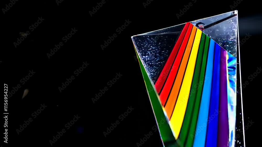 Poster exploding colorful light rays creating a vibrant and energetic pattern