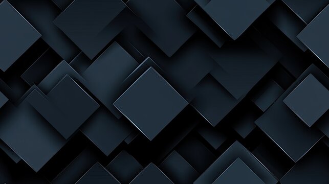 Dark blue background showcases geometric shapes and gradients, suitable for modern design presentations and visually appealing layouts SEAMLESS PATTERN