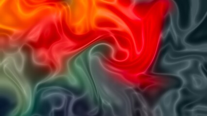 Obraz premium Holographic neon background ,psychedelic abstract art. Glass holo . Modern artificial image.