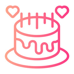 cake gradient icon