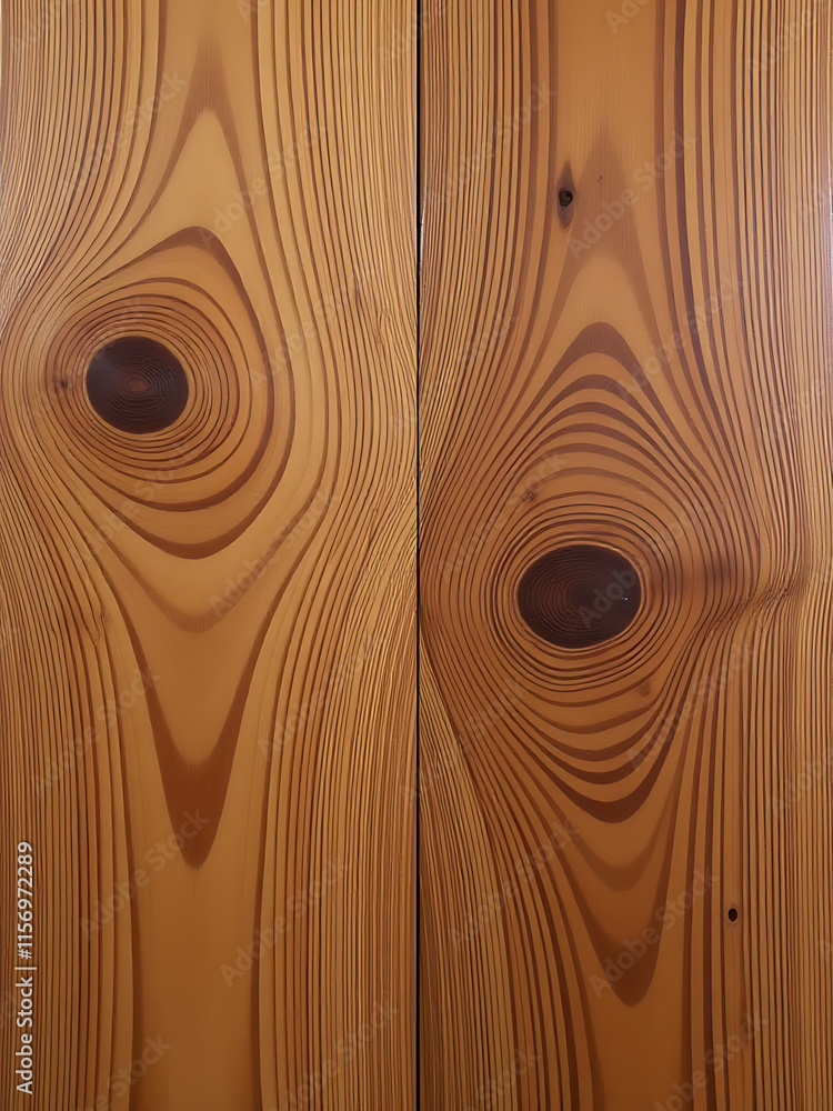 Poster the teak wood features a unique exotic pattern, adding an organic element of texture to interior des