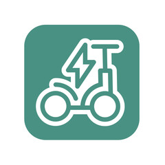 scooter electric icon