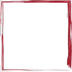 Vector grunge border, grunge border brush, grunge border edge, square grunge border