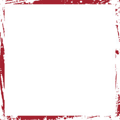 Vector grunge border, grunge border brush, grunge border edge, square grunge border