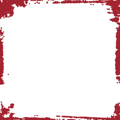 Vector grunge border, grunge border brush, grunge border edge, square grunge border