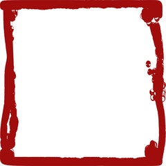 Obraz premium Vector grunge border, grunge border brush, grunge border edge, square grunge border