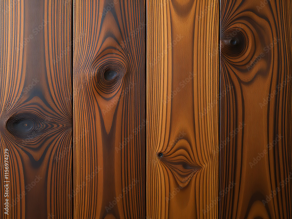 Poster the rich texture of zebrano wood creates a unique and visually appealing background for any interior
