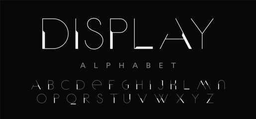 modern font alphabet. stylish fonts style. Typography custom logotype fonts
