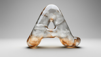 Naklejka premium Alphabet A