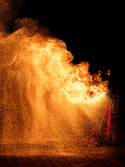 fire in the night