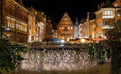 Konstanz am Bodensee, Weihnachtsmarkt (Christkindlesmarkt) Altstadt/Innenstadt