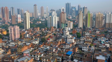 Urban Inequality in Development: Contrasting Skyscrapers and Slums