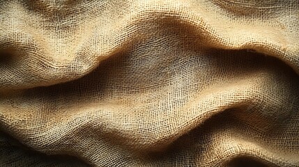 Woven burlap fabric with natural detailed patterns shown in close up wallpaper image