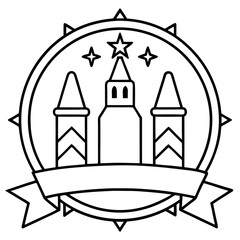 Advertisement Line Art Vector Illustration