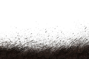 mud splash isolated transparency background.