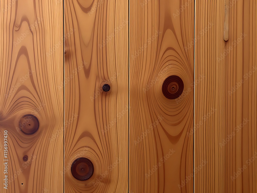 Poster the cherry wood panel features a natural texture with a unique organic pattern resembling the grain 