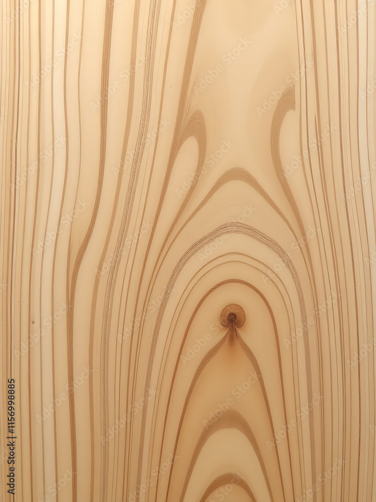 Aufkleber The Beech Wood Panel Displays A Distinctive Texture With An Intricate Pattern Of Grain And Swirling Wood Fibers Visible To The Eye. 00002
