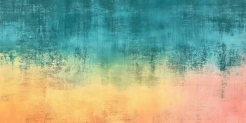 Obraz premium Abstract Textured Background Teal Peach
