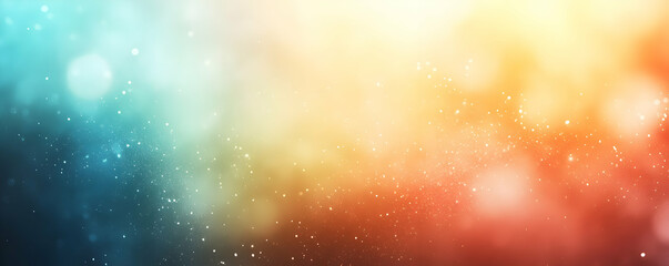 Naklejka premium Abstract Background Teal Orange Glow