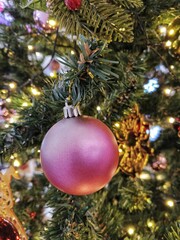 Colorful Christmas tree ornament and decoration 