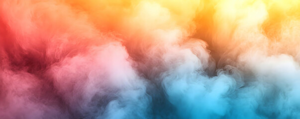Fototapeta premium Abstract Colorful Smoke Background Illustration