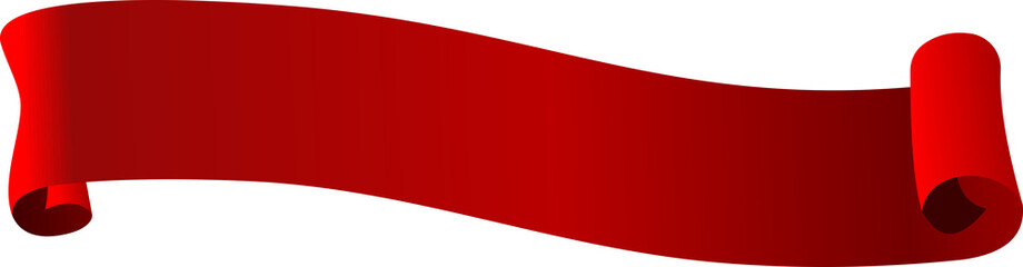 Red Ribbon Banner PNG Transparent