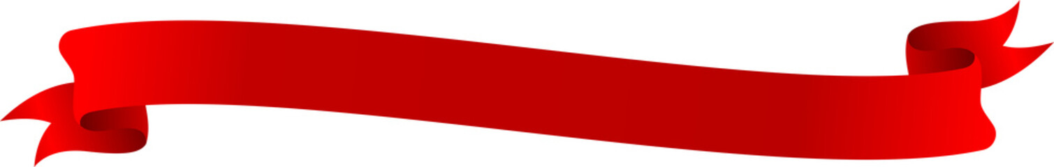 Red Ribbon Banner PNG Transparent
