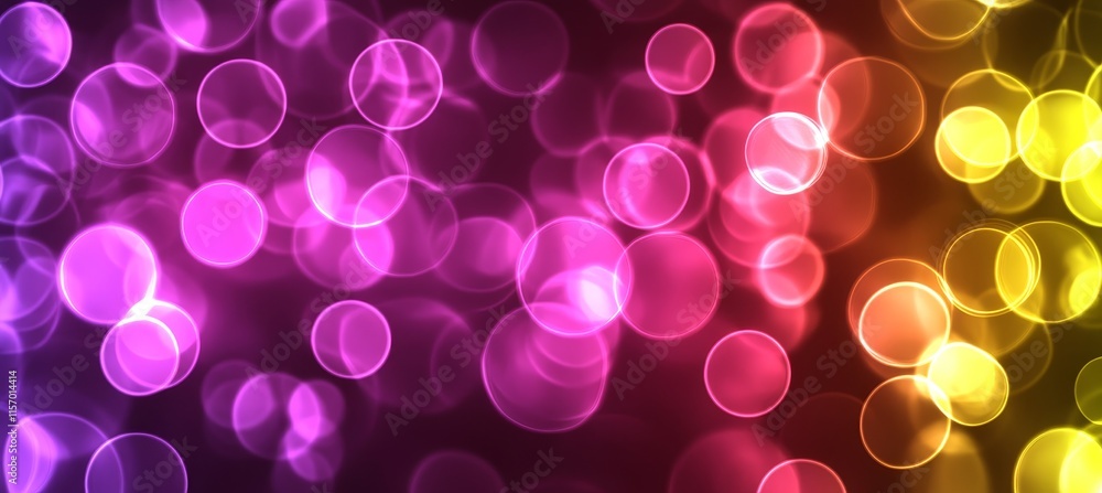 Aufkleber abstract blurred bokeh background with light beams of color representing marketing strategies