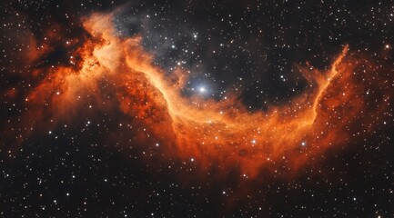 Space nebula, universe