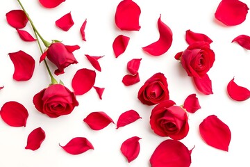 Fototapeta premium Happy rose day, Vector illustration design. 