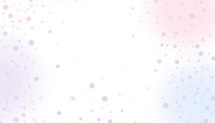 Soft pastel gradient background with scattered circles
