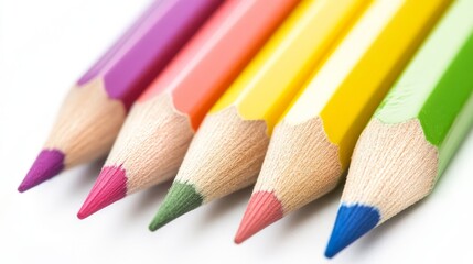 Colorful pencils for creative expression and art.