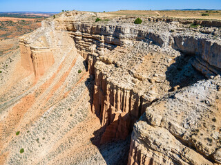 Rambla Barrachina mountain range in Teruel, Spain
