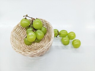 green grape fruit on the table