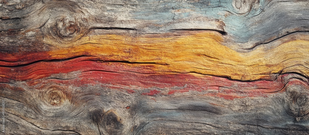 Aufkleber vibrant multicolored wooden texture with unique natural patterns perfect for creative design and cra