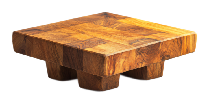 Chopping Block Stand for Easy Storage - Isolated on White Background