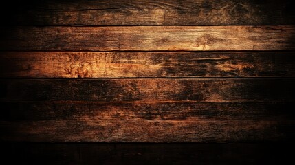 Vintage rustic wooden background texture in deep brown hues for design and decoration purposes