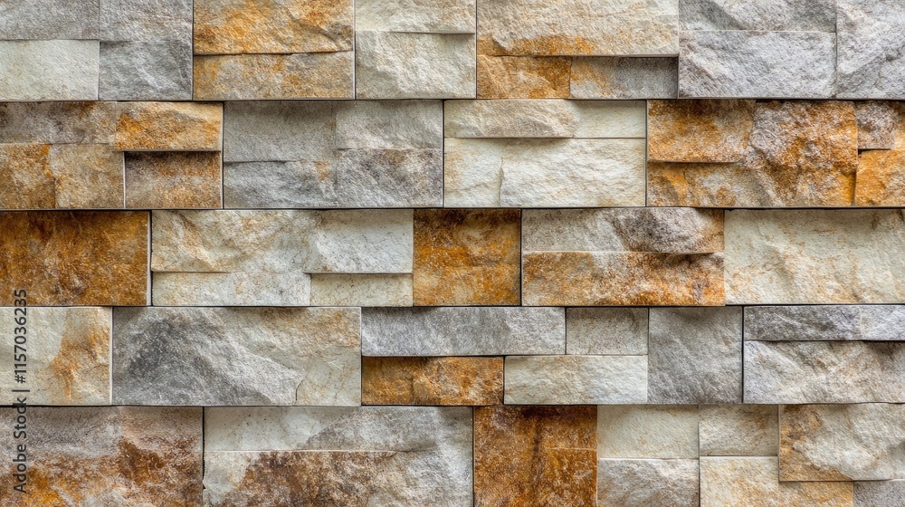 Poster granite stone wall texture showcasing rough surfaces and varied earthy colors ideal for backgrounds 