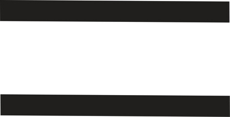 Obraz premium Equal icon with white background