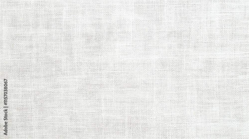 Poster White linen texture background with ample space for creative text placement ideal for advertising and design projects.
