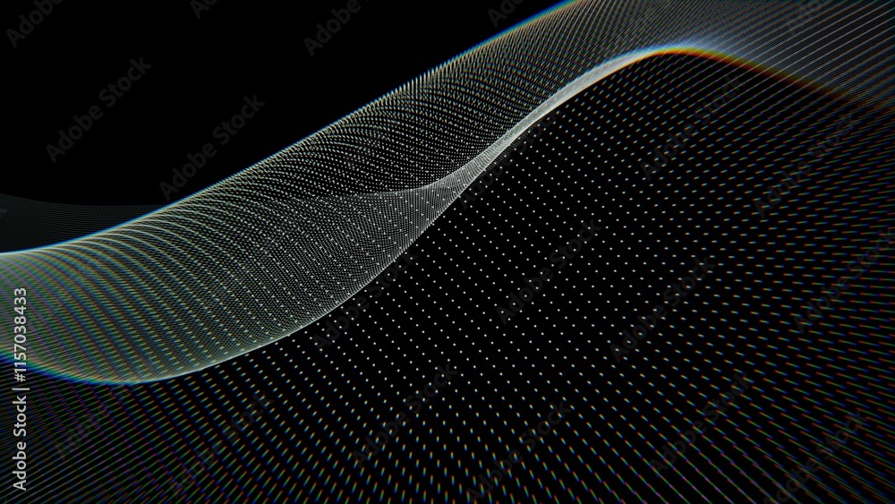 Poster Abstract Digital Wave of Light with Dotted Patterns