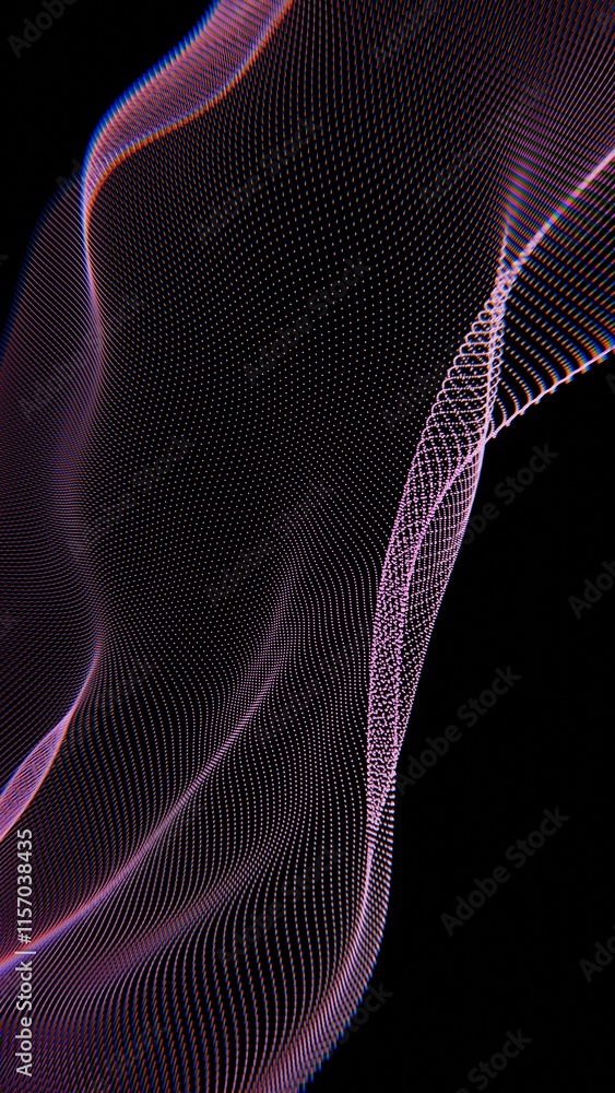 Poster Abstract Digital Wave of Light with Dotted Patterns