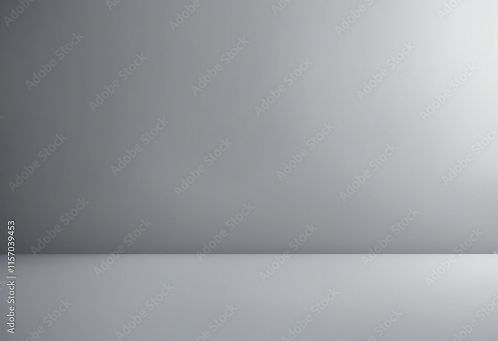 Poster minimalistic abstract gentle light grey background for product presentation with light and shadow