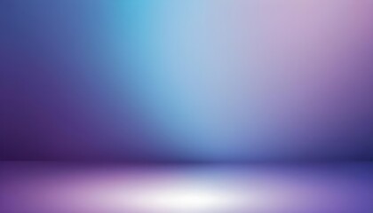 A gradient background. The gradient transitions from light purple to blue to darker purple.